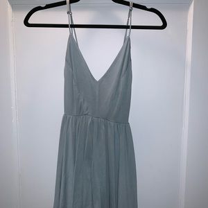 Dusty blue romper